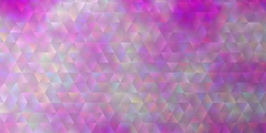 Çokgen tarzda hafif Mor vektör deseni. Doğa tarzında üçgenleri olan güzel bir çizim. Duvar kağıtları için şablon.