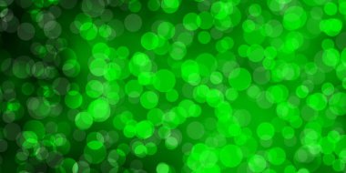 Küreli açık yeşil vektör deseni.