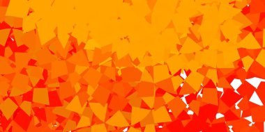 Koyu yeşil, çokgen şekilli sarı vektör deseni. Soyut renkli üçgen şekilli illüstrasyon. Terfi modelleri.