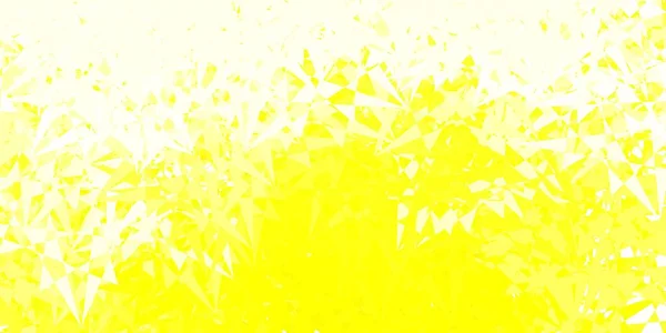 Light Yellow Vector Background Polygonal Forms Simple Design Abstract Style — ストックベクタ