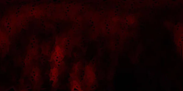 Tmavě Červené Vektorové Mnohoúhelníkové Pozadí Dekorativní Barevné Ilustrace Abstraktními Trojúhelníky — Stockový vektor