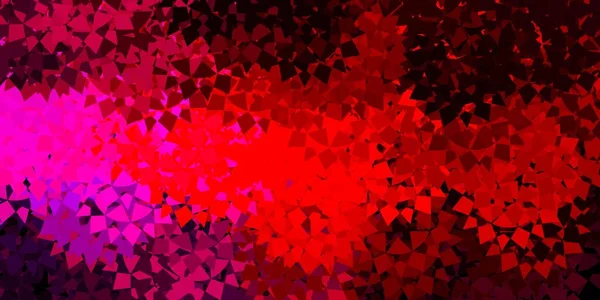Темно Рожева Жовта Векторна Текстура Випадковими Трикутниками Простий Дизайн Абстрактному — стоковий вектор