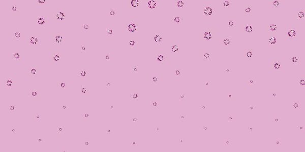 Светло-розовый векторный узор со сферами. Абстрактная иллюстрация с красочными пятнами в стиле природы. Дизайн плакатов, баннеров.