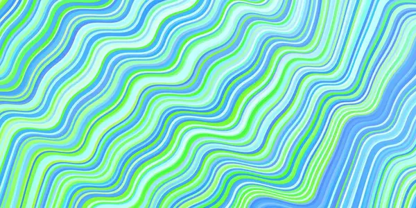 Hellblauer Grüner Vektorhintergrund Mit Schiefen Linien Eine Völlig Neue Farbenfrohe — Stockvektor