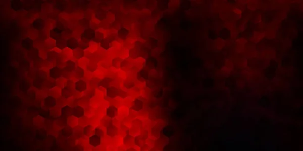 Темно Красная Векторная Компоновка Множеством Шестиугольников Умный Дизайн Абстрактном Стиле — стоковый вектор