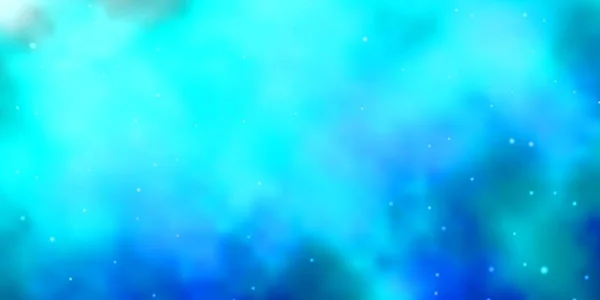 Modèle Vectoriel Bleu Clair Avec Étoiles Abstraites — Image vectorielle