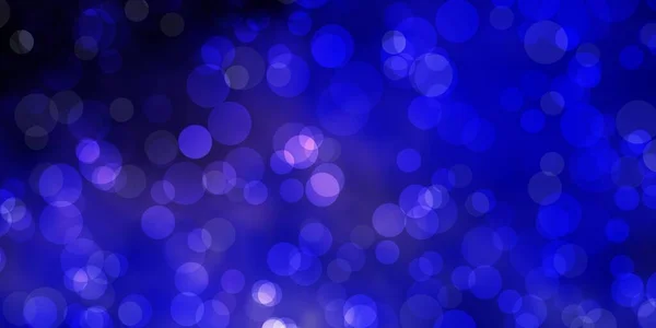Light Purple Vektor Hintergrund Mit Blasen — Stockvektor