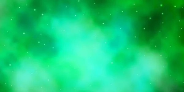 ネオン星とライトグリーンベクトルテンプレート — ストックベクタ