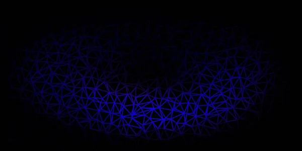 ダークブルー レッドベクトル多角形の背景 エレガントなグラデーションの三角形の抽象的なイラスト Webデザイナーの背景 — ストックベクタ