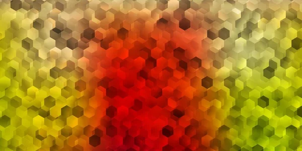 Dark Multicolor Vector Layout Shapes Hexagons Creative Blur Background Colorful — Stock Vector