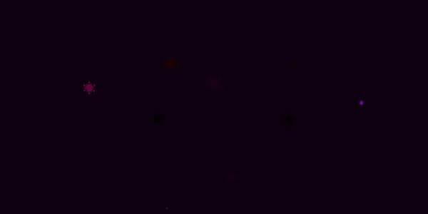 Bleu Clair Motif Vectoriel Rouge Avec Des Éléments Coronavirus Illustration — Image vectorielle