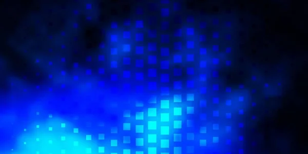 Tmavě Modrá Vektorová Šablona Obdélnících — Stockový vektor