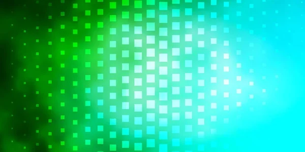 Светло Синий Зеленый Векторный Фон Прямоугольниками — стоковый вектор