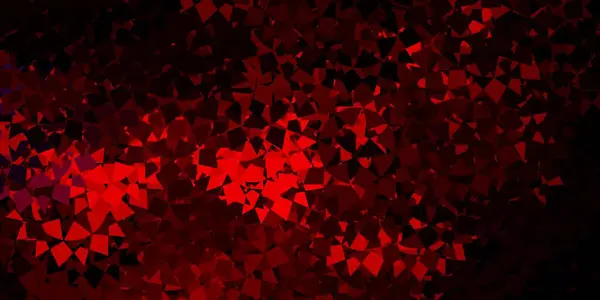 Dark Pink Red Vector Pattern Polygonal Shapes Magnificent Abstract Illustration — 图库矢量图片