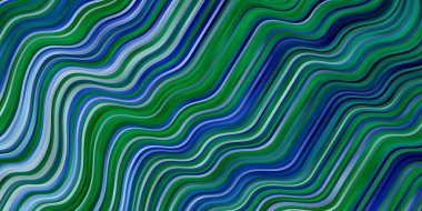 Açık Mavi, satırlı yeşil vektör arkaplanı.