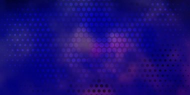 Daireli koyu mor vektör şablonu.