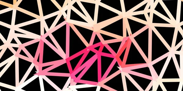 Hellrotes Vektor Abstraktes Dreieck Muster Abstrakte Illustration Mit Eleganten Verlaufsdreiecken — Stockvektor