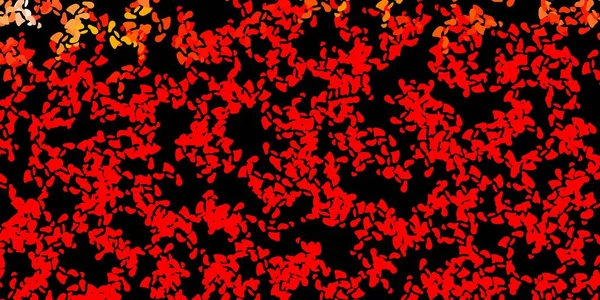 Ciemnoczerwony Wektor Tła Chaotycznymi Kształtami Ilustracja Kolorowymi Kształtami Abstrakcyjnym Stylu — Wektor stockowy