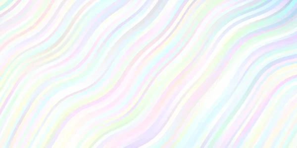 Шаблон Светло Розового Голубого Вектора Кривыми — стоковый вектор