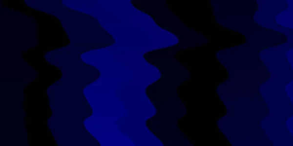 Plantilla Vectorial Azul Oscuro Con Curvas — Archivo Imágenes Vectoriales