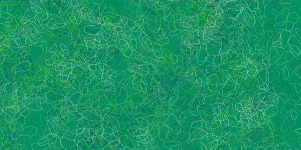 Hellblaue Grüne Vektortextur Mit Memphis Formen Illustration Mit Farbenfrohen Formen — Stockvektor