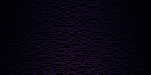 Темно Фіолетовий Векторний Шаблон Вигнутими Лініями — стоковий вектор