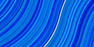 Dairesel yay ile hafif BLUE vektör arkaplanı.