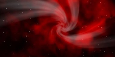 Küçük ve büyük yıldızlı koyu kırmızı vektör arkaplanı.