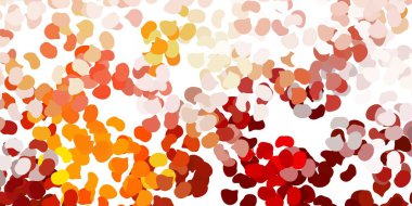 Rastgele şekilli hafif turuncu vektör arkaplanı. Soyut tarzda, gradyan formlarda basit tasarım. Cep telefonları için arka plan.