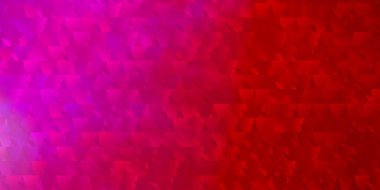 Açık mavi, üçgenli kırmızı vektör arkaplan. Doğa tarzında üçgenleri olan güzel bir çizim. Broşürler, broşürler için desen