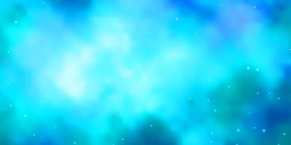Ανοιχτό Μπλε Διάνυσμα Φόντο Πολύχρωμα Αστέρια — Διανυσματικό Αρχείο