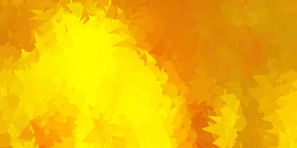 Dunkelgrüne Gelbe Vektorgradienten Polygontapete Kluge Illustration Facettenstil Mit Abstrakten Dreiecken — Stockvektor