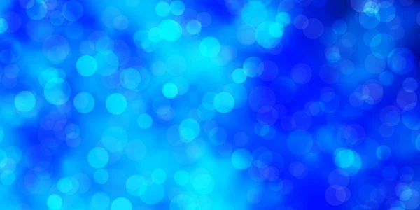 Patrón Vectorial Luz Azul Con Círculos — Vector de stock