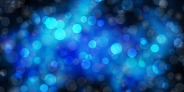 Daireli koyu mavi vektör düzeni.