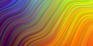 Dairesel yay ile ışık Çokrenkli vektör dokusu.