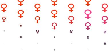 Açık Pembe, iş kadını işaretli sarı vektör şablonu. Kadın gücünün resmedildiği soyut bir çizim. Uygulama tasarımınız için temel.