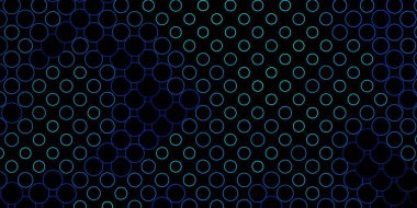 Daire şekilli koyu mavi vektör düzeni.