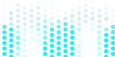 Daireli açık yeşil vektör şablonu. Parlak renkli ve soyut küreler içeren bir resim. İş ilanları için şablon.