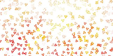 Rastgele şekilli hafif turuncu vektör arkaplanı. Soyut tarzda, gradyan formlarda basit tasarım. Reklamlarınız için modern tasarım.