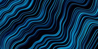 Kavisli koyu mavi vektör arkaplanı.