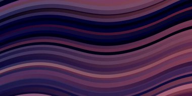 Koyu pembe, dairesel yay ile mavi vektör arkaplan.