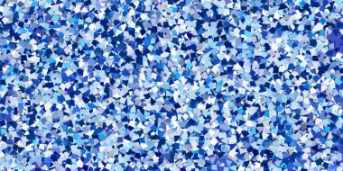 Açık mavi, çizgileri ve üçgenleri olan yeşil vektör arkaplanı. Soyut arkaplanda renkli eğimli üçgenler. Broşürler, broşürler için desen