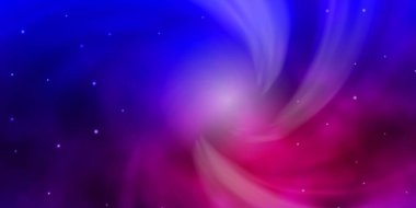 Açık Mavi, renkli yıldızlı kırmızı vektör arkaplanı.