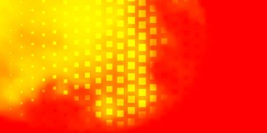 Açık Kırmızı, kare biçiminde sarı vektör deseni.