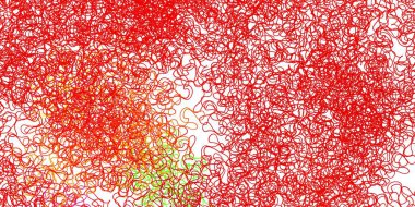 Koyu yeşil, kıvrımlı kırmızı vektör dokusu. Eğimli renkli geometrik örnekler var. Posterleriniz ve afişleriniz için en iyi tasarım.