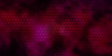 Daireli koyu pembe vektör arkaplanı.