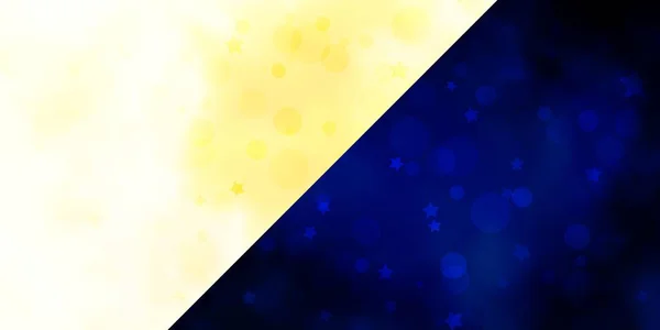 Plantilla Vectorial Con Círculos Estrellas — Vector de stock