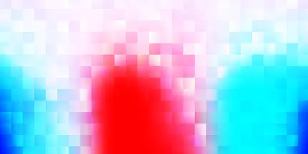 Ανοιχτό Μπλε Κόκκινο Διανυσματικό Μοτίβο Ορθογώνια Πολύχρωμη Αφηρημένη Απεικόνιση Ορθογώνια — Διανυσματικό Αρχείο