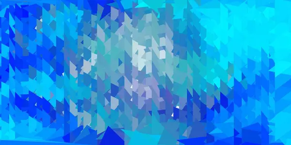Světle Modré Vektorové Polygonální Pozadí Abstraktní Ilustrace Elegantními Gradientními Trojúhelníky — Stockový vektor