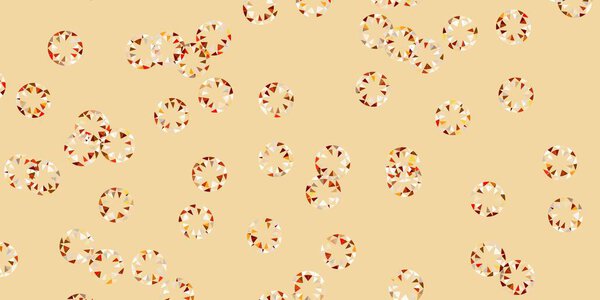 Светло-зеленый, желтый векторный отрезок с точками. Иллюстрация с набором ярких красочных абстрактных сфер. Шаблон для обоев, штор.